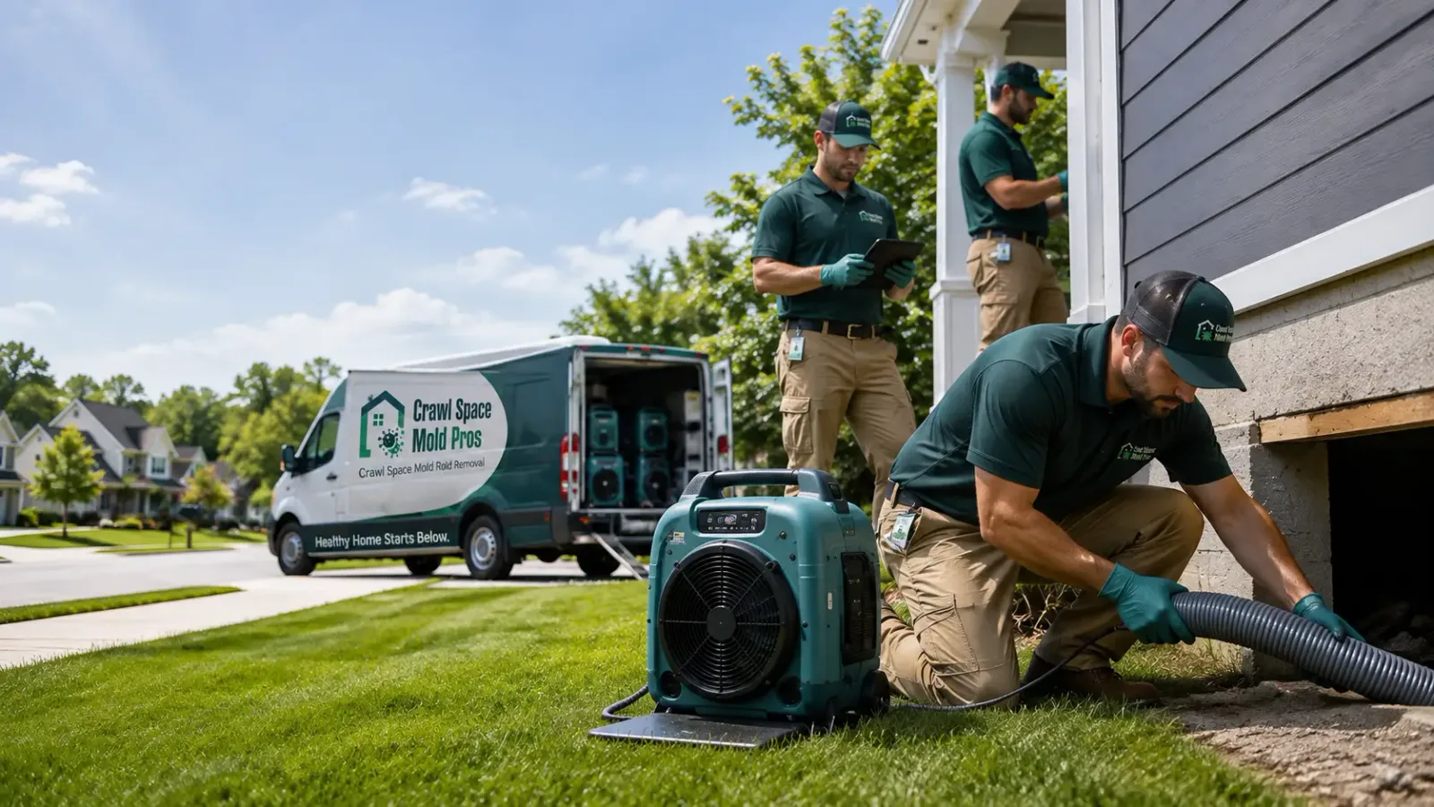 Crawl Space Mold Removal in Longview, WA